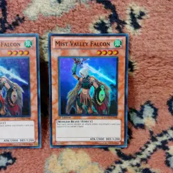Yugioh 2X Mist Valley Falcon HA02-EN048 - 1st Edition - Super Rare - LP/MP Card - Image 3