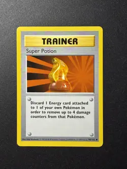 Pokemon TCG Super Potion Base Set 90/102 Regular Shadowless Card - Image 1