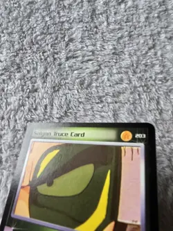 DBZ Dragon Ball Z Saiyan Truce Card 203 CCG Unlimited Saiyan Saga MP - Image 2