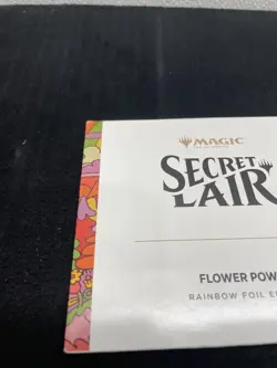 Magic the Gathering MTG Secret Lair: Flower Power Rainbow Foil Sealed New - Image 2