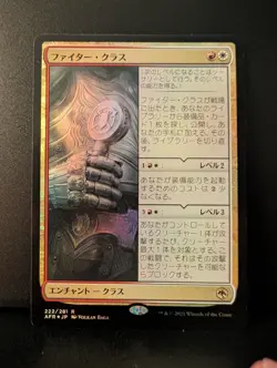 Adventures in the Forgotten Realms FIGHTER CLASS 222/281 (Japanese, Foil, NM) - Image 1