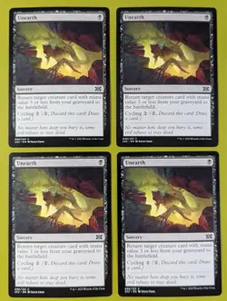 Unearth x4 Double Masters 2022 4x Playset Magic the Gathering MTG - Image 1