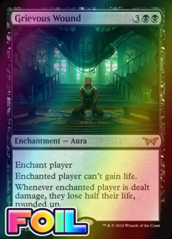 x1 Grievous Wound DSK MTG 416 FOIL RARE M/NM 1x - Image 1