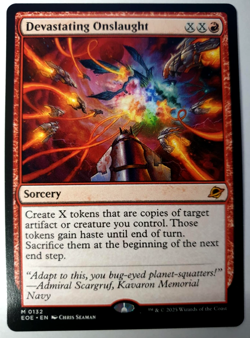 MTG Edge of Eternities - Devastating Onslaught - Mythic - 0132 NM - Image 1
