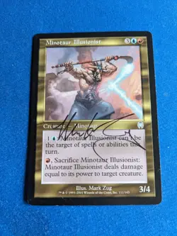 Minotaur Illusionist ARTIST SIGNED 1 Mark Zug 1x Apocalypse *See Pictures* - Image 1