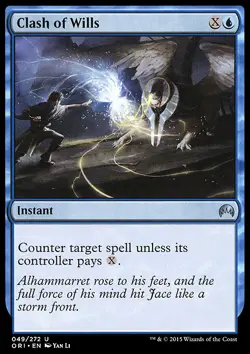 Magic the Gathering MTG Clash of Wills (49) Magic Origins NM - Image 1