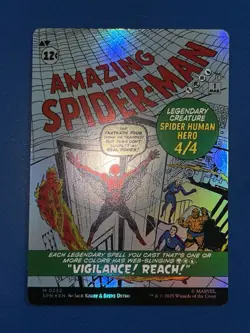 Peter Parker (0232) (Borderless) Marvel's Spider-Man Foil NM - Image 2