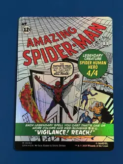 Peter Parker (0232) (Borderless) Marvel's Spider-Man Foil NM - Image 3