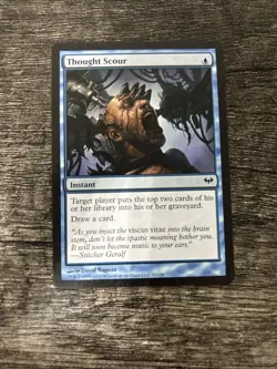 MTG 1x Thought Scour x1 LP Dark Ascension - Image 1