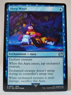 Magic MTG - Sleep Magic - Final Fantasy - NMINT #0074 - Image 1