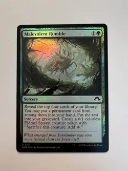 Malevolent Rumble - FOIL - MTG Modern Horizons 3 - NM - Image 1