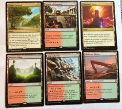 MTG Gruul utility land lot x6 (red green) commander NM regular (Command Tower) - Image 1