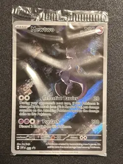 Pokemon Mewtwo TCG Scarlet & Violet 151 Promo Holo Rare 052 Sealed - Image 1