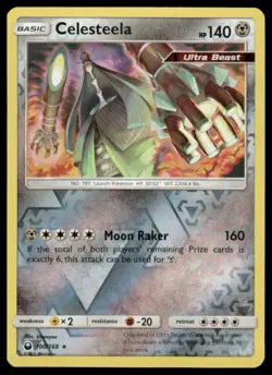 Pokemon SM - Celestial Storm #100/168 Celesteela Reverse Holo - Image 1