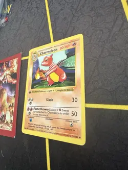 Pokemon Charmeleon 24/102 1st Edition Shadowless Non Holo Rare 154💎NM LP +💎 - Image 2
