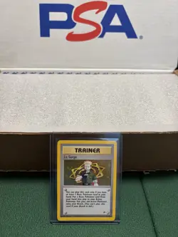 Pokemon TCG: Lt. Surge Trainer #17/132 Gym Heroes Holo, LP - Image 1
