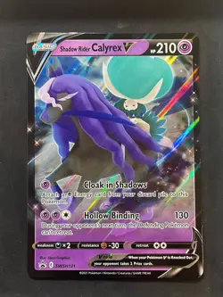 JUMBO Oversized Pokemon Ice & Shadow Rider Calyrex V SWSH130 Sword & Shield - Image 2