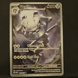 2025 Pokemon Mega Evolution Steelix Illustration Rare #150/132 - Image 1