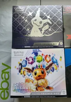 Pokemon 6 ETBs sealed Destined Rivals/Prismatic/Crown Zenith/Paldean Fates + 151 - Image 3