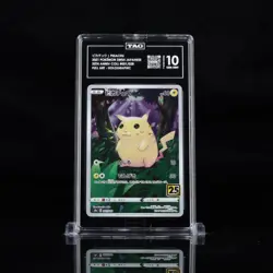 2021 Pokemon Japanese 25th Anniversary Pikachu Full Art 001 TAG 10 Gem Mint - Image 1