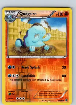 Quagsire 39/98 2015 XY Ancient Origins Reverse Holo Common - Image 1