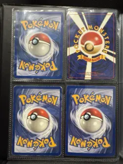 VINTAGE POKEMON BINDER COLLECTION LOT 25+ HOLOS! DRAGONITE CHARIZARD WOTC - Image 2