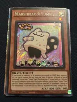 Yugioh Marshmao?Yummy DOOD-EN024 Secret Rare 1st Edition NM - Image 1
