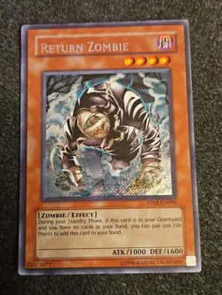 Yugioh: Return Zombie - PP01-EN006 - Secret Rare - Unlimited - Light Play - Image 1