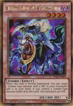 Yugioh! MP Tristan, Knight of the Underworld - PGL2-EN009 - Gold Secret Rare - 1 - Image 1