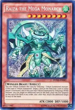 Yugioh! MP Raiza the Mega Monarch - DUEA-EN041 - Secret Rare - Unlimited Edition - Image 1