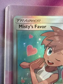 Pokemon Card Misty's Favor 235/236 Full Art Holo Card Sm-Unified Minds - Image 3