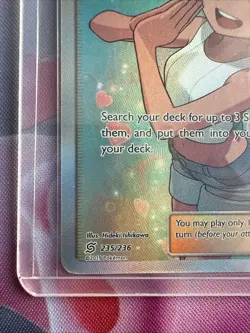 Pokemon Card Misty's Favor 235/236 Full Art Holo Card Sm-Unified Minds - Image 5
