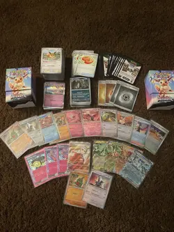 Pokemon TCG LOT Prismatic Evolutions Bundle 349 Cards EX Pokeball Masterball - Image 1