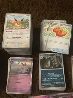 Pokemon TCG LOT Prismatic Evolutions Bundle 349 Cards EX Pokeball Masterball - Image 2