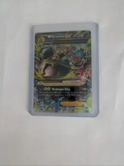 Pokemon TCG Mega M Tyranitar EX Holo Ultra Rare Card Ancient Origins 43/98 - Image 1