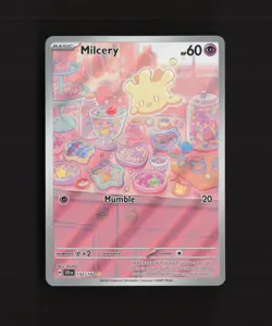 Milcery 152/142 Stellar Crown Full Art Ultra Rare Holo Pokemon Card NM - Image 1