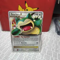 Pokemon TCG Snorlax LV.X Rising Rivals Holo Card 111/111 Snorlax LV.X Nm - Image 1
