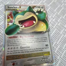Pokemon TCG Snorlax LV.X Rising Rivals Holo Card 111/111 Snorlax LV.X Nm - Image 3