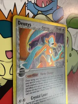 Pokemon TCG Deoxys EX Holon Phantoms Holo Rare Card 5/110 2006 NM - Image 3