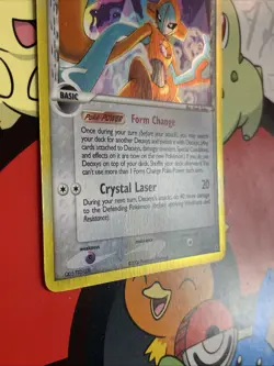 Pokemon TCG Deoxys EX Holon Phantoms Holo Rare Card 5/110 2006 NM - Image 4