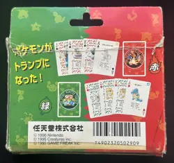 Rare Pokemon poker card Red Charizard & Green Venusaur Playing Cards 1996 - Image 4