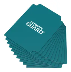 ULTIMATE GUARD DECK / STORAGE BOX CARD DIVIDERS(X10) - PETROL - FREE UK P&P - Image 1