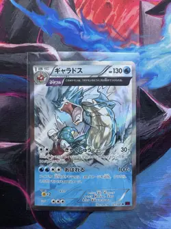 [LP] Gyarados Pokemon Card Japanese 021/081 XY7 Bandit Ring Holo Rare DR64 - Image 1