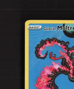 Galarian Moltres SWSH284 Black Star Promo Full Art Holo Pokemon Card LP - Image 3
