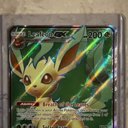 Pokemon TCG Leafeon GX Ultra Prism Holo Card 139/156 Full Art Ultra Rare - Image 2