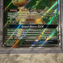 Pokemon TCG Leafeon GX Ultra Prism Holo Card 139/156 Full Art Ultra Rare - Image 3
