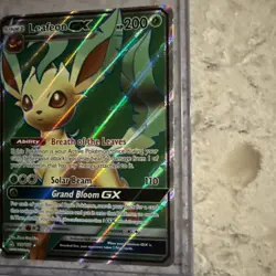 Pokemon TCG Leafeon GX Ultra Prism Holo Card 139/156 Full Art Ultra Rare - Image 4