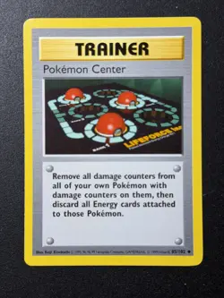 Pokemon TCG Pokemon center Base Set 85/102 Regular Shadowless Card - Image 1