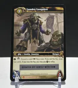 World of Warcraft - Landro Longshot - WoW TCG Loot Card - Unscratched - Image 1