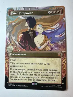 MtG Fated Firepower Showcase Non Foil Avatar The Last Airbender - Image 1